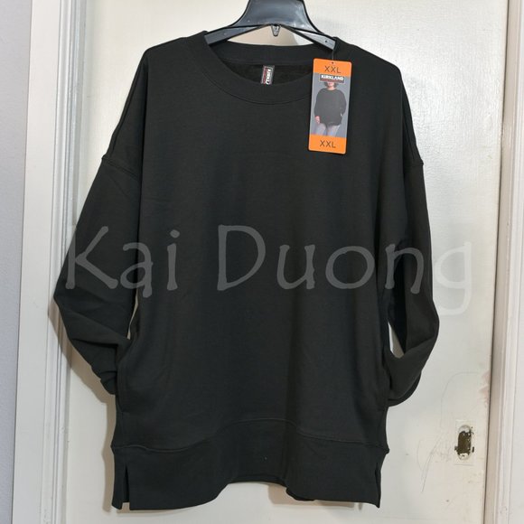 Ladies' Cozy Crewneck XXL black Kirkland Signature‎ - Picture 3 of 6
